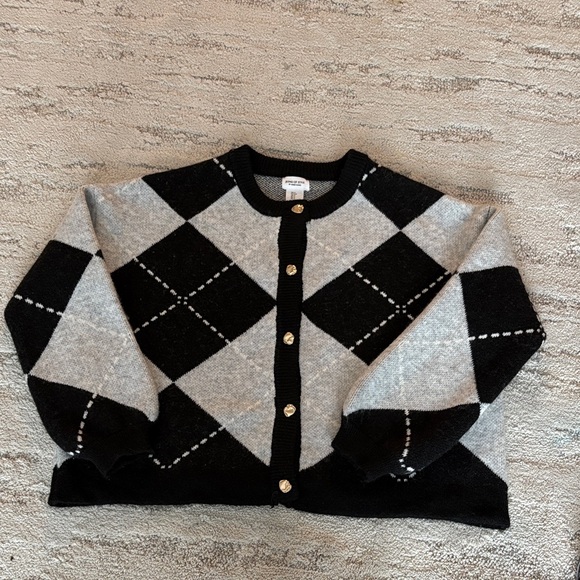 Song of Style Sweaters - Song of Style Black and Gray Knit Cardigan